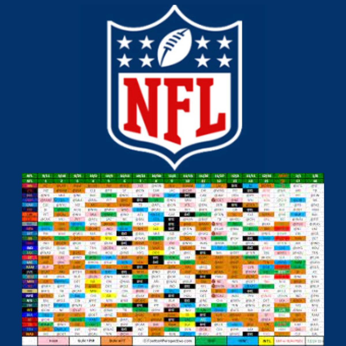 2024 Nfl Schedule Grids 2024 Julie Margaux