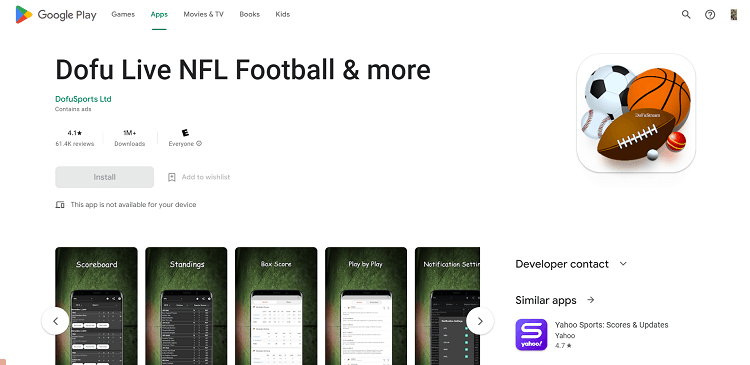 best-apps-to-watch-NFL-DofuSports