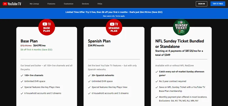youtube-tv-pricing-plans